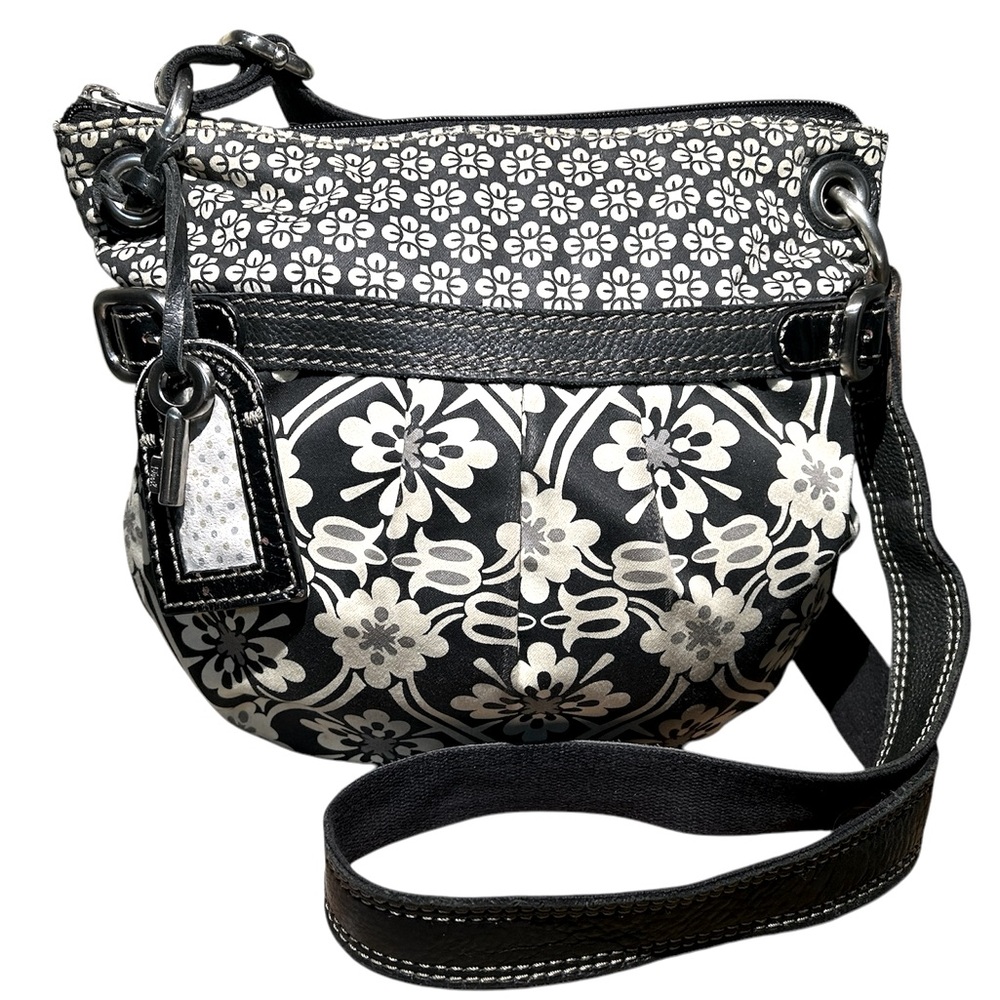 Vintage Fossil Floral Crossbody Bag